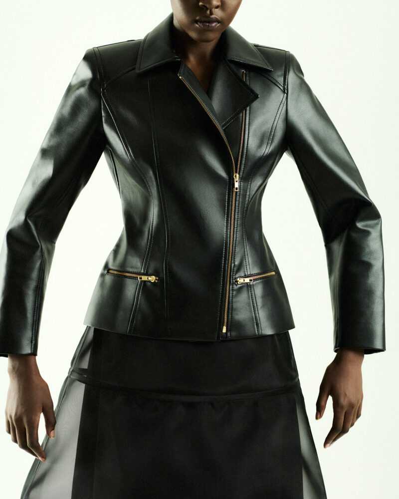 FAUX LEATHER BIKER JACKET - Image 2