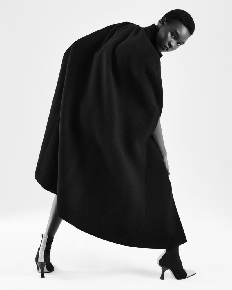 WOOL CAPE JACKET - Image 5