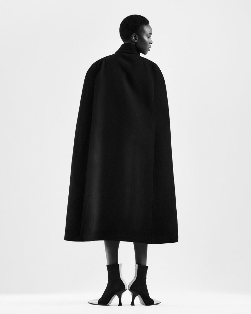 WOOL CAPE JACKET - Image 4