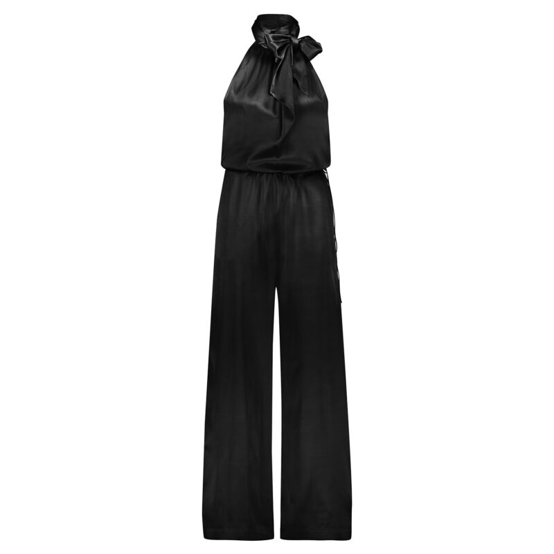 black jumpsuit eclipse front