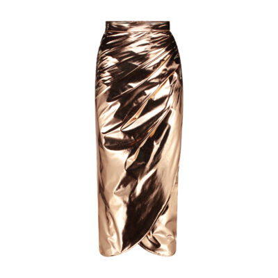 metal tube skirt-bronze_FRONT